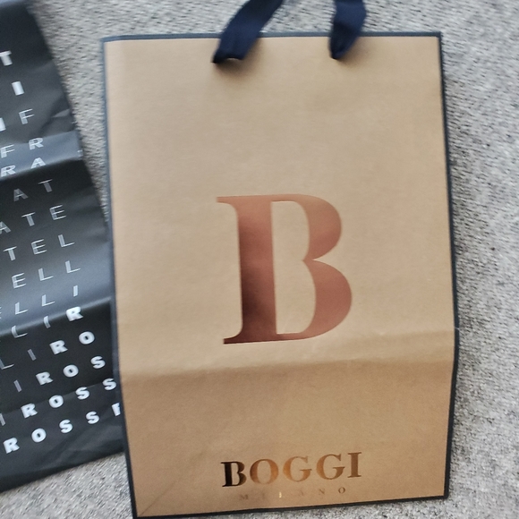 Man influencer bundle paper shopping totes Boggi Fratelli Rossetti  Paul Zileri - Picture 5 of 6